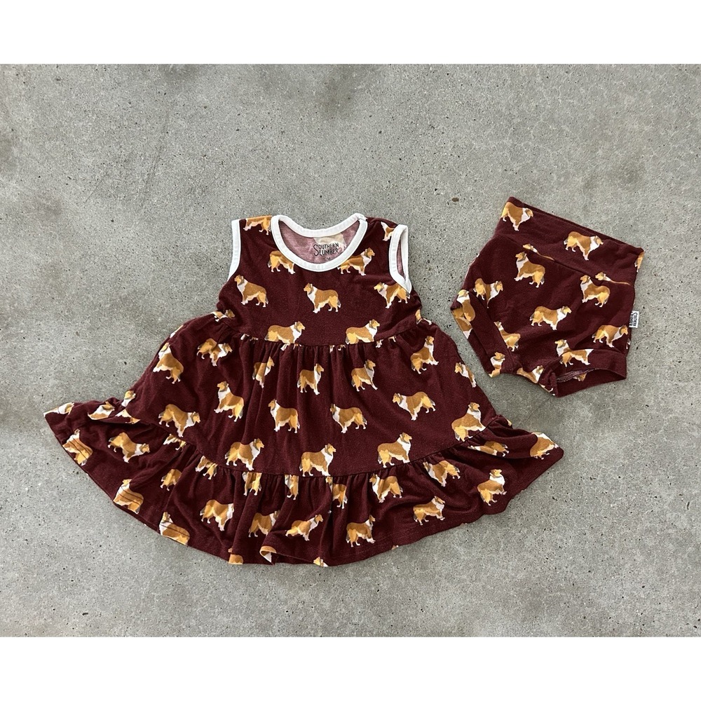 Texas A&M Aggies Southern Slumber Tiered Infant Dress Maroon‎ Reveille 12M